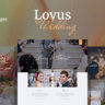 Lovus - Wedding Planner WordPress Theme
